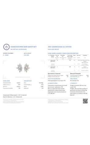 Комплект RalfDiamonds 8,13 ct Marquise/Pear Diamonds White Gold Ring (38704) №4