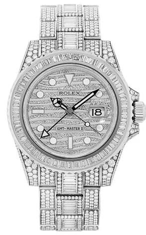 Часы Rolex GMT-Master II Custom Diamonds 116710 (41060)