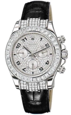 Часы Rolex Daytona Gold Pave Diamond Baguette 116599 (42571)