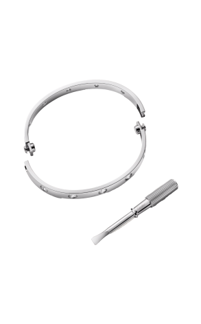 Браслет Cartier Vintage Love 10 Diamonds White Gold Classic Model (SIZE 18) (40755) №2