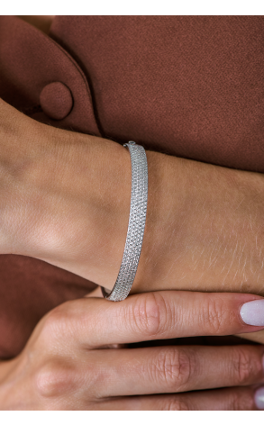 Браслет Tiffany & Co Metro 5 Row White Gold (16824) №2