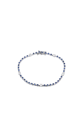 Браслет Gianni Lazzaro Deep Blue Sapphires & Diamonds & White Gold (41642)