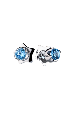Пусеты Pasquale Bruni Blue Topaz & White Gold (37338)