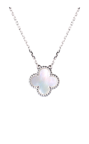 Подвеска Van Cleef & Arpels Vintage Alhambra Mother-of-pearl Pendant VCARF48700 (36309)