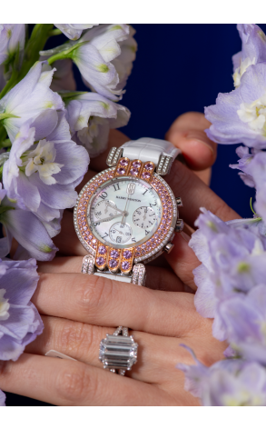 Часы Harry Winston LADY CHRONOGRAPH DIAMOND 200/MCQB37.WG (37875) №2