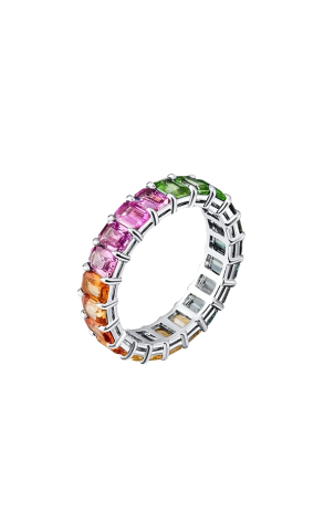 Кольцо RalfDiamonds 5,23 ct Multicolor Sapphire White Gold RDB (43144)