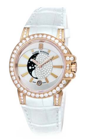Часы Harry Winston Ocean Lady Moon Phase 400/UQMP36R (42851)