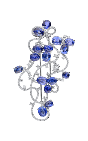 Брошь RalfDiamonds Sapphire 28.1 ct Brooch (36154)