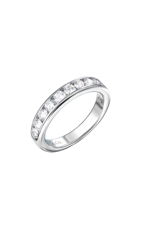Кольцо Tiffany & Co Setting Wedding Band in Platinum with a Half-circle of Diamonds, 3.9 mm 18409739 (41739)