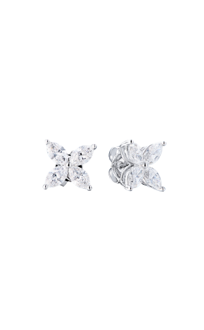 Пусеты Tiffany & Co Victoria Diamond Large Stud Platinum Vintage (10601)