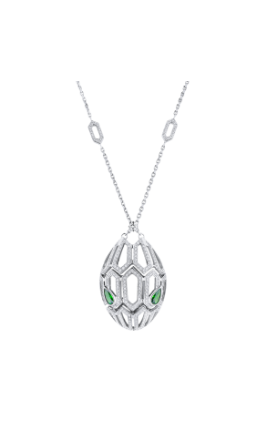 Колье  в стиле Bvlgari Serpenti Seduttori (40286)