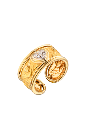 Кольцо Carrera y Carrera Angelitos Ronda Yellow Gold & Diamonds (40288)