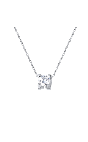 Колье Cartier C de 0,31 ct G/VVS1 Round Diamond (42885)