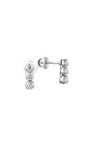 Серьги  0,95 ct G/VS White Gold Round Diamonds (37935)