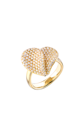 Кольцо Giorgio Visconti Reve Yellow Gold & Diamonds (43349)