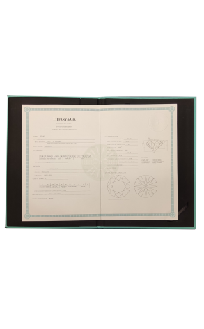 Кольцо Tiffany & Co Round Brilliant 0,38 ct I/IF in Platinum (43387) №2