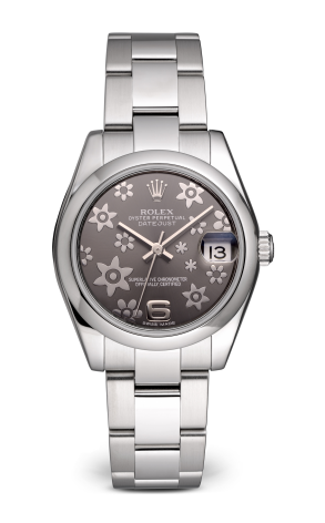 Часы Rolex Datejust 31mm Steel Floral Dial 178240 (37057)