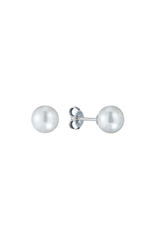Пусеты Mikimoto White South Sea Stud 7 mm White Gold PES___W_CFG (42491)
