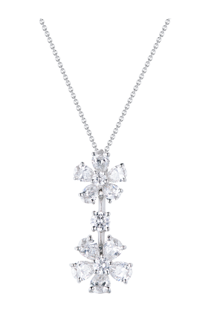 Подвеска GRAFF Pearshape and Round Diamonds Flower GP (36841)