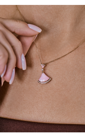 Подвеска Bvlgari Divas’ Dream Pink Opal Rose gold 354340 (36644) №3