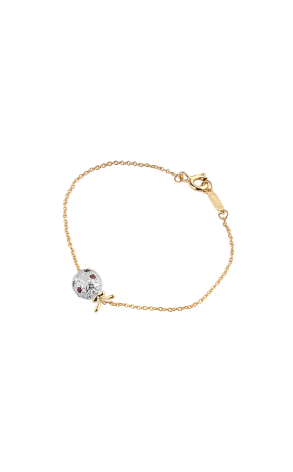 Браслет Tiffany & Co Schlumberger Ladybug Yellow Gold & Diamond & Garnet (40761)