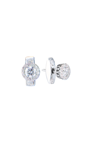 Пусеты  0,40 ct G/VVS2 - 0,40 ct G/VVS2 Round Cut Diamonds (42426)