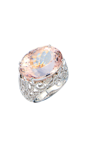 Кольцо Virtuti Jewellery Dream Collection Morganite & Diamonds (42553)