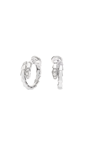 Серьги Bvlgari Serpenti Viper White Gold & Diamonds 362189 (43584)