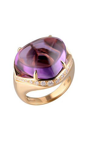 Кольцо Bvlgari Sassi Large Amethyst Diamond (36299)