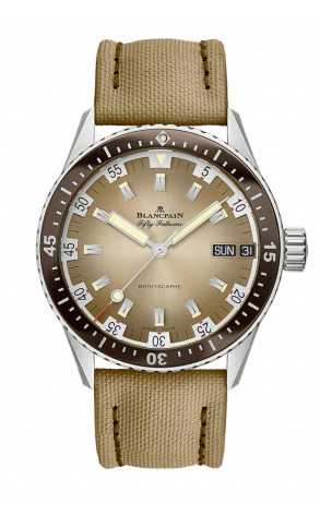 Часы Blancpain Bathyscaphe Day Date Desert Edition 50521146 (40489)