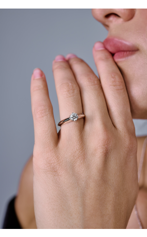 Кольцо GIA 0,52 ct G/IF Round Brilliant & White Gold (37500) №2