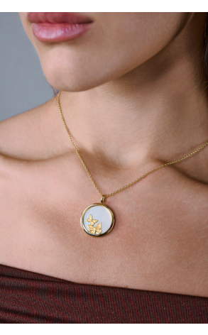 Подвеска Carrera y Carrera Baile De Mariposas Yellow Gold DA11702-01 DA11702-01 (38646) №2