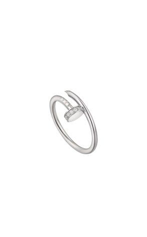 Кольцо Cartier Juste Un Clou White Gold Small Model Diamonds CRB4245056 (40912)