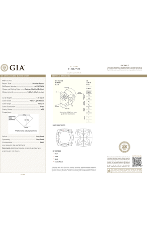 Серьги GIA с бриллиантами по 1,01 ct FLY/VS1 - 1,01 ct FLY/VS2 (36119) №2