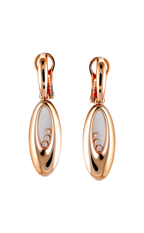 Ювелирное украшение  Chopard Happy Diamonds Rose Gold Earrings 847781-5201 (4317)