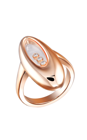 Кольцо Chopard Happy Diamonds Rose Gold Ring 827781-5209 (4321)