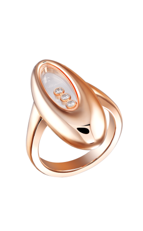 Chopard Happy Diamonds Rose Gold Ring 827781 5209 4321