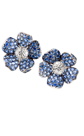 Серьги De grisogono Fleurs Multi-diamond Earrings B1827 (4403)