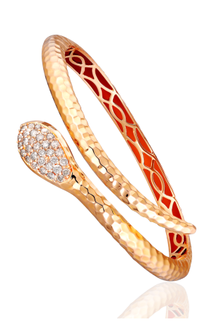 Браслет Roberto Coin Snake Bangle Dias and Ruby ADR888BA0624 (4558)