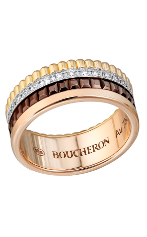 Ювелирное украшение  Boucheron Quatre Black Edition Ring (3942)