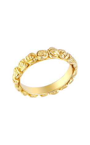 Кольцо Carrera y Carrera Garden of Roses Yellow Gold Wedding Ring DA0984101 (4109)