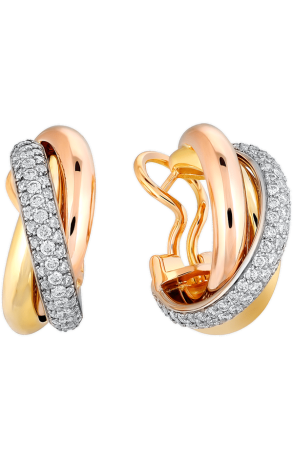 Серьги Cartier Trinity de Earrings B8031900 (4211)