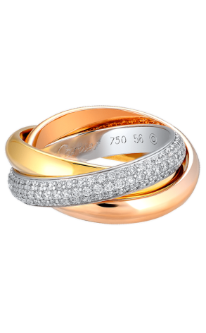 Кольцо Cartier Trinity de Ring B4038900 (4221)