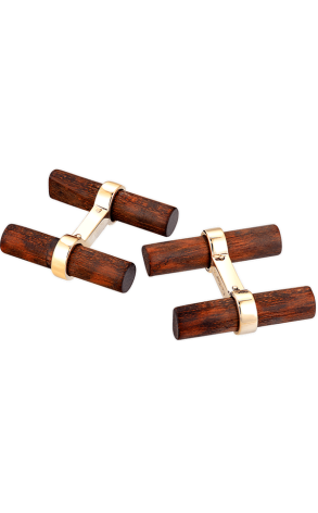 Запонки Cartier Wood Cufflinks (4231)