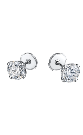 Пусеты Chaumet 1,12 сt E/VVS2 GIA Earrings (4265)