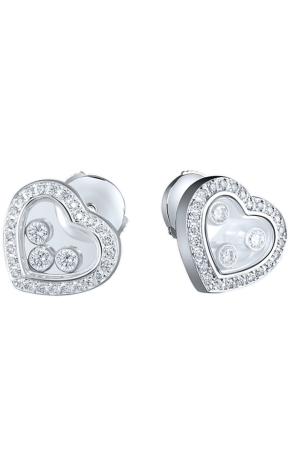 Ювелирное украшение  Chopard Happy Diamonds Heart Earrings 83/4502-20 (4303)