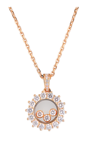 Подвеска Chopard Happy Diamonds Pendant With 3 Floating Diamonds 799515-5001 (4373)