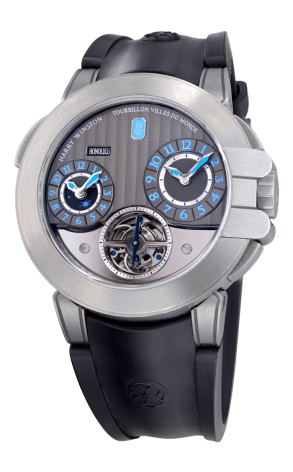 Часы Harry Winston Ocean Project Z5 Tourbillon Dual Time 400/MATTZ45ZC.A (5055)