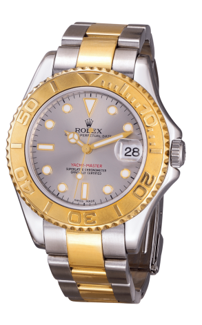 Часы Rolex Yachtmaster 35mm Steel and Gold 168623 (5293)