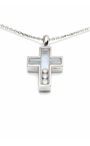 Ювелирное украшение  Chopard Happy Diamonds Cross Pendant 794009-1001 (7927)